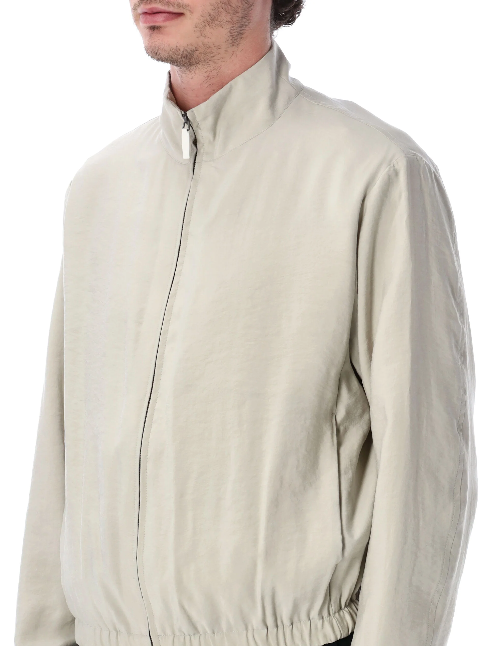 Emporio Armani Gesso Mini Coat for Men - SS26 Collection - Image 3