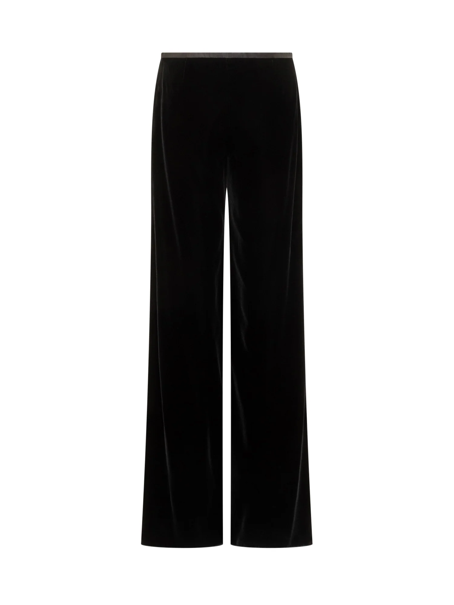 Emporio Armani Velvet Tapered Trousers - Image 2