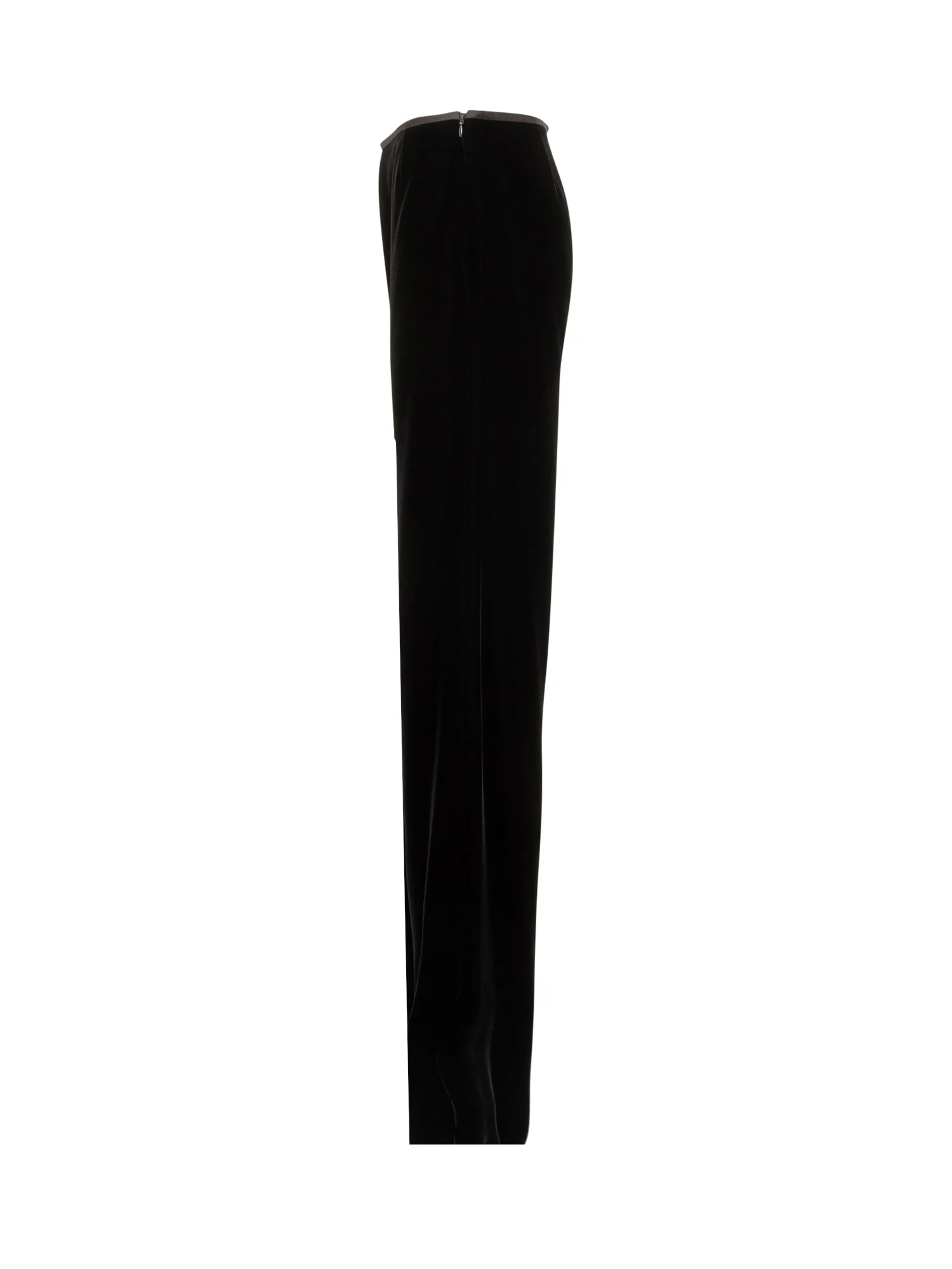 Emporio Armani Velvet Tapered Trousers - Image 3