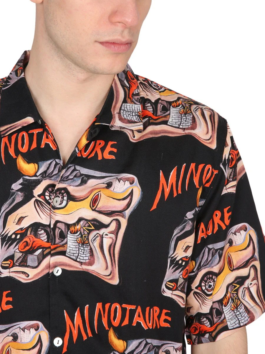 Endless Joy Minotaur 100% Tencel Short Sleeve Shirt - Image 4