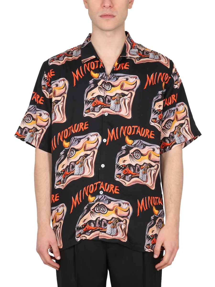 Endless Joy Minotaur 100% Tencel Short Sleeve Shirt - Image 5