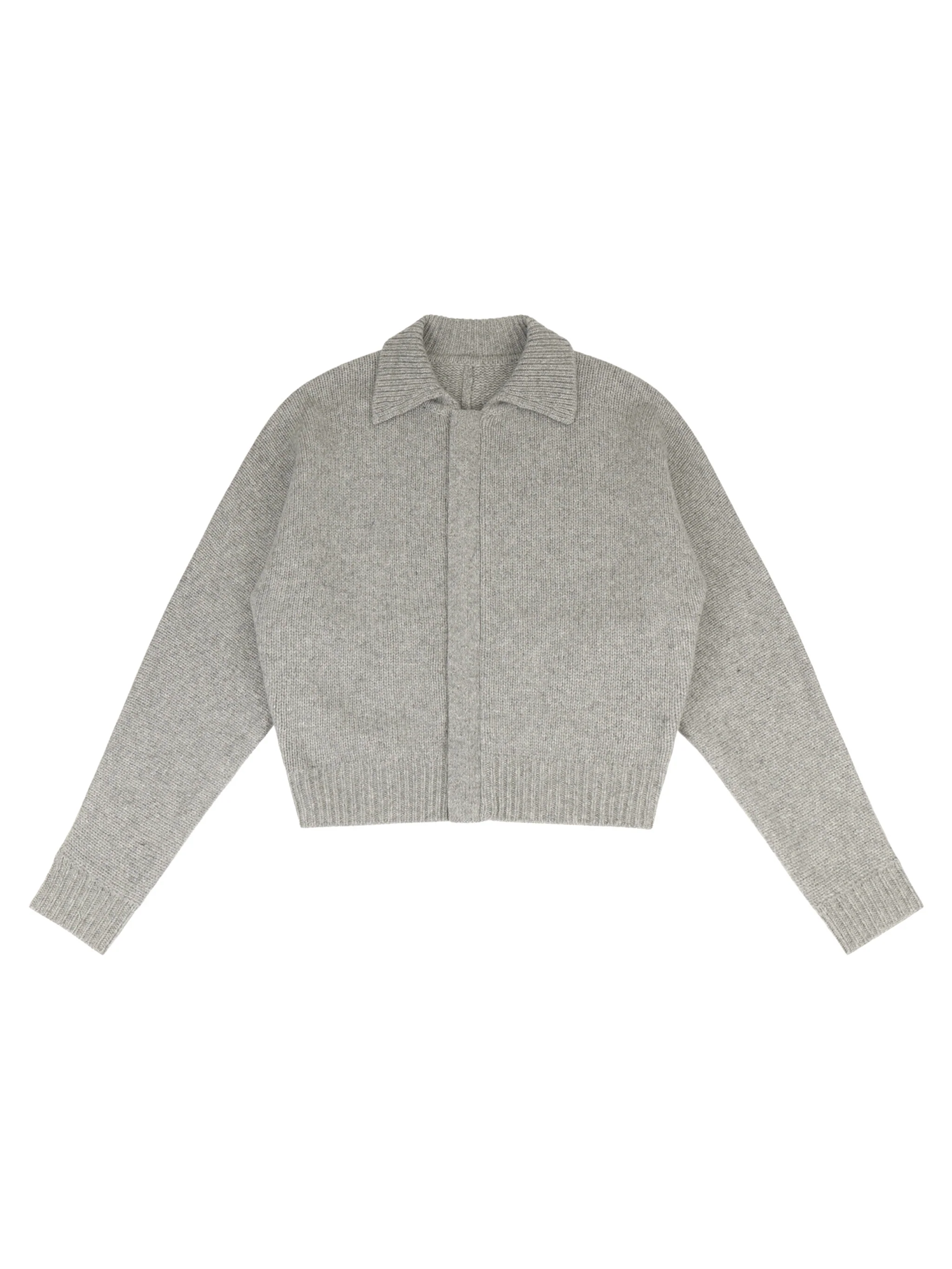 Entire Studios Front Zip Closure Jacket with Ribbed Hems - Size M/L
