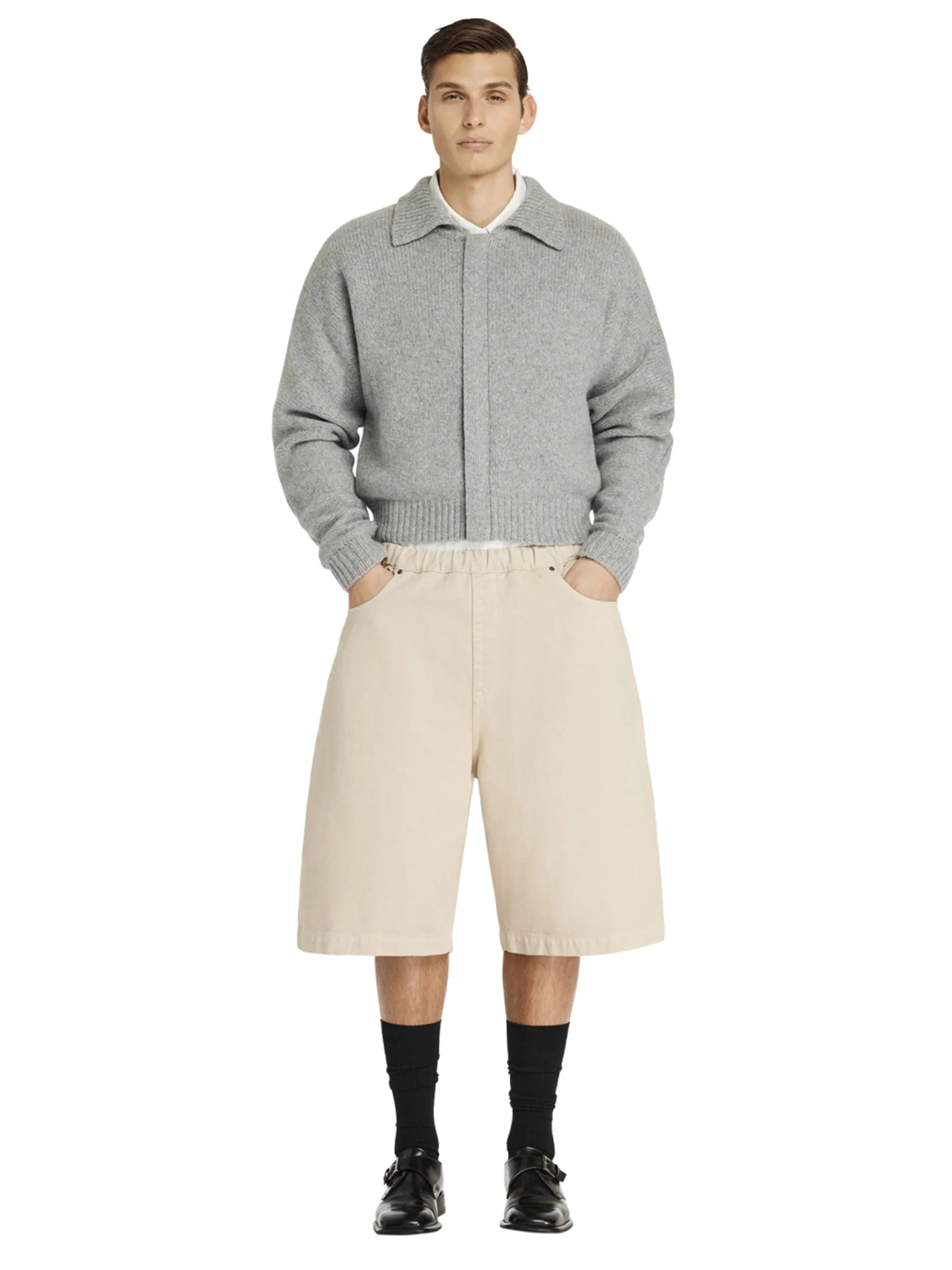 Entire Studios Front Zip Closure Jacket with Ribbed Hems - Size M/L - Image 6