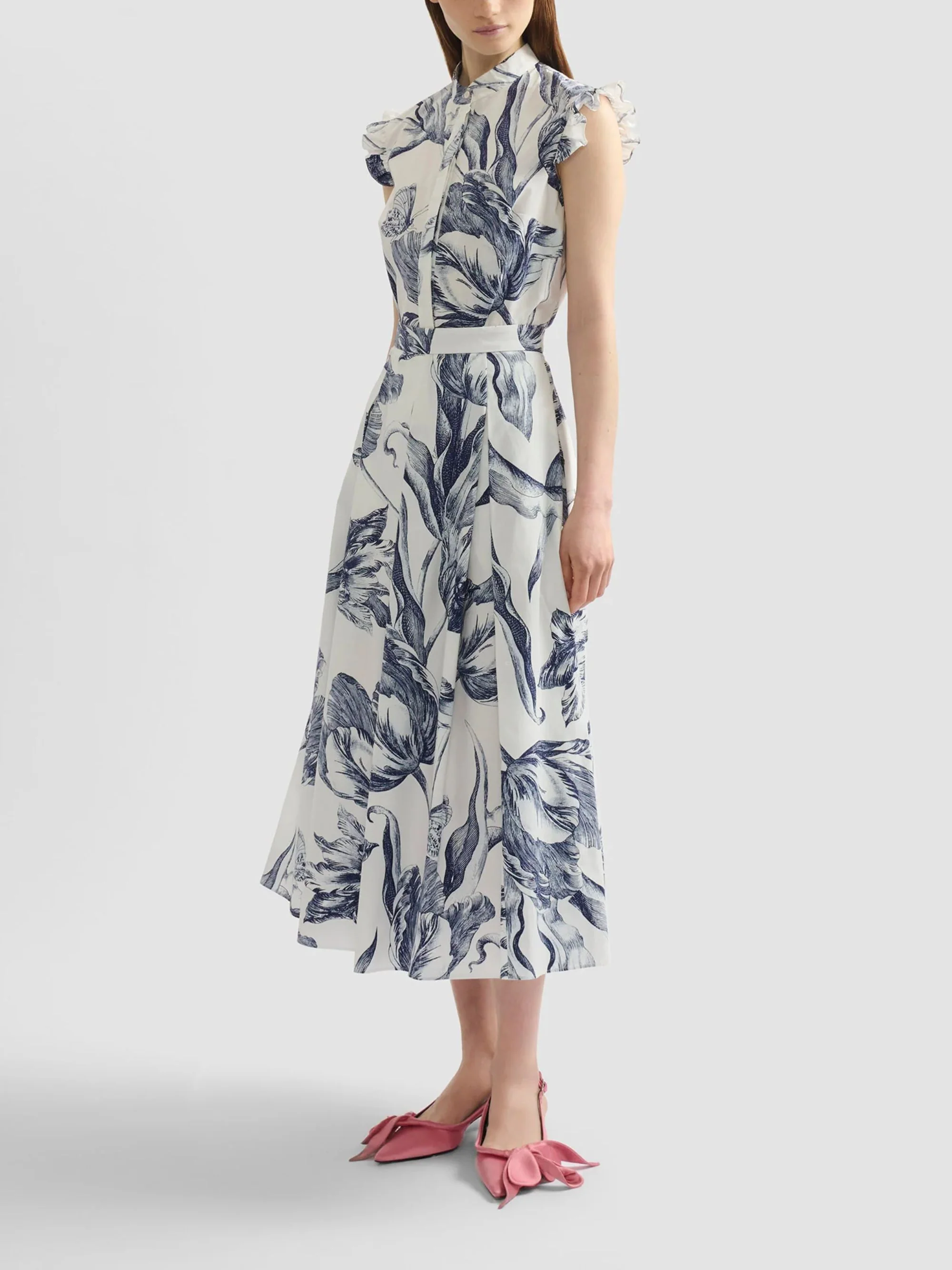 Erdem Floral Print Pleated Mini Skirt - Image 2