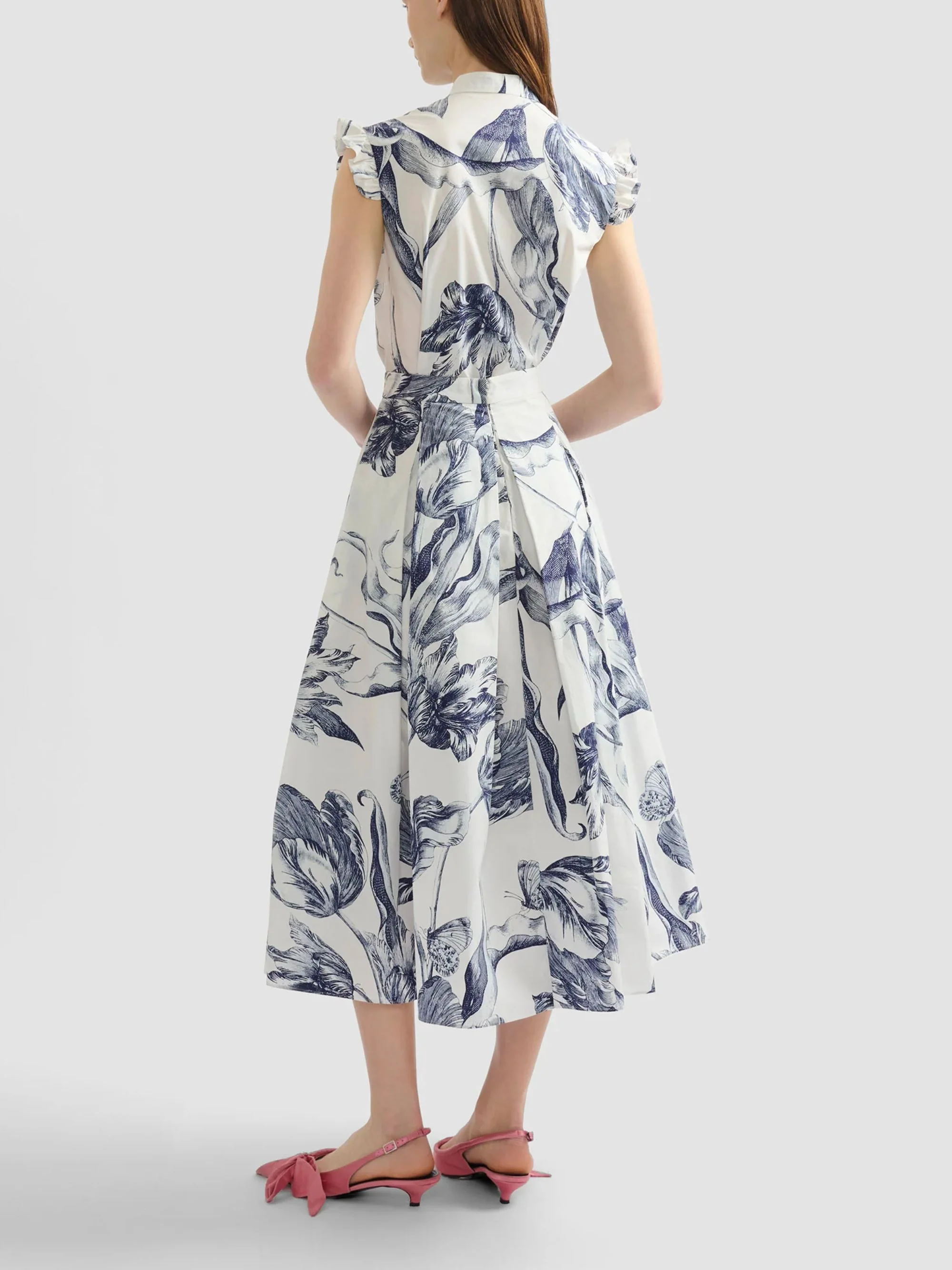 Erdem Floral Print Pleated Mini Skirt - Image 3