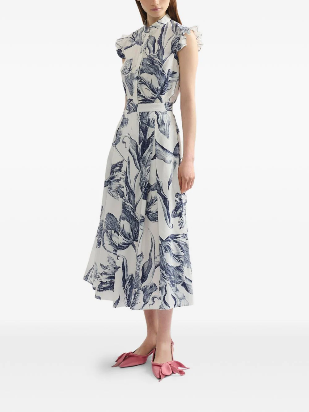 Erdem Floral Print Pleated Mini Skirt - Image 6