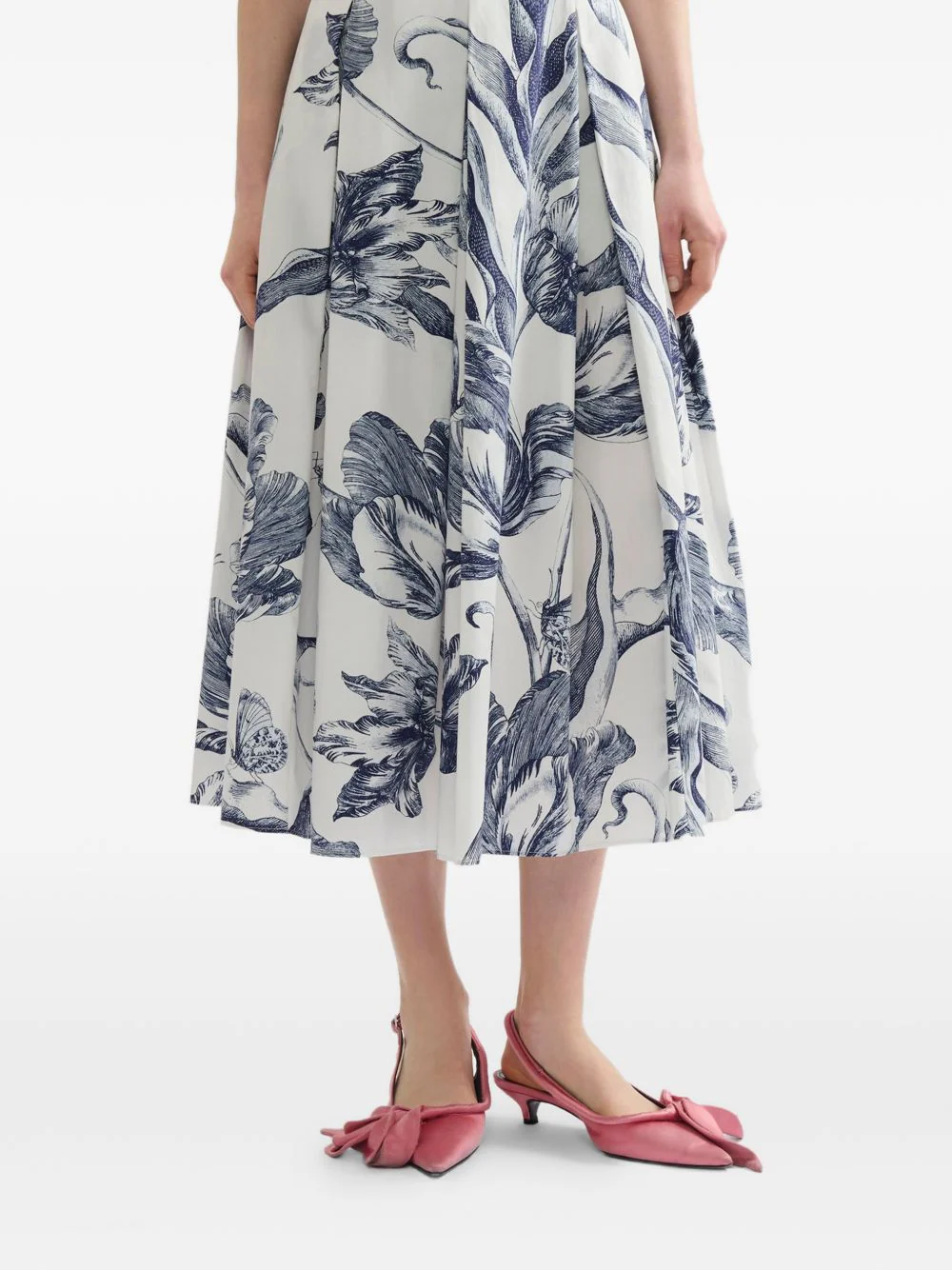 Erdem Floral Print Pleated Mini Skirt - Image 7