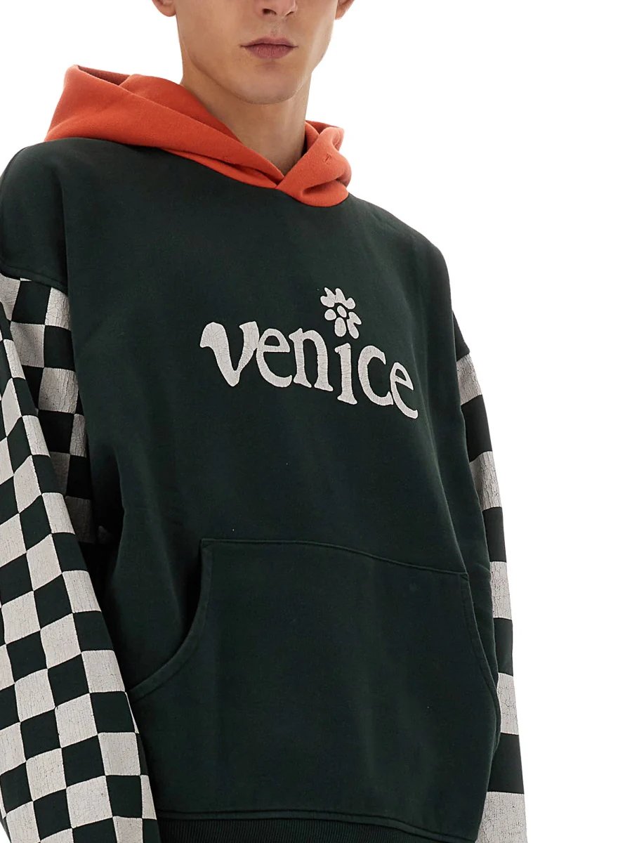 ERL Men Hoodies BLACKCHECKER - Image 4