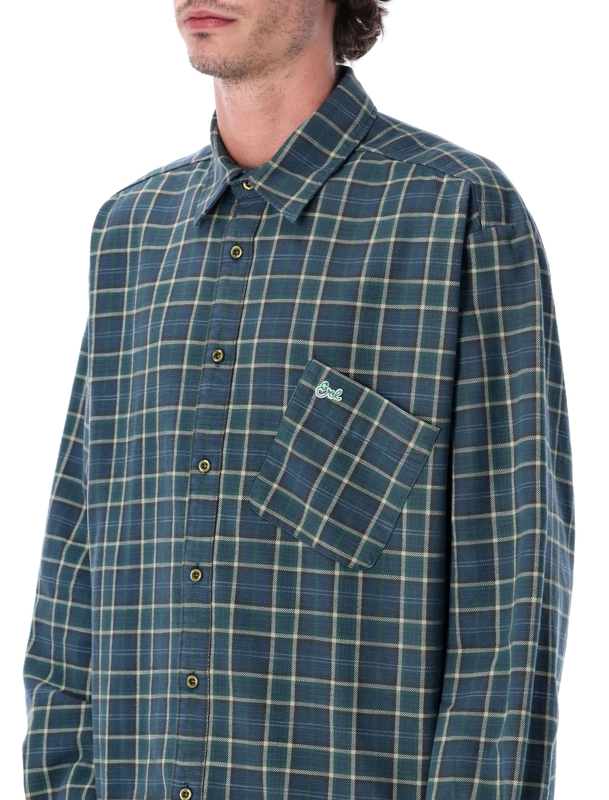 Erl Plaid Overshirt - Image 3