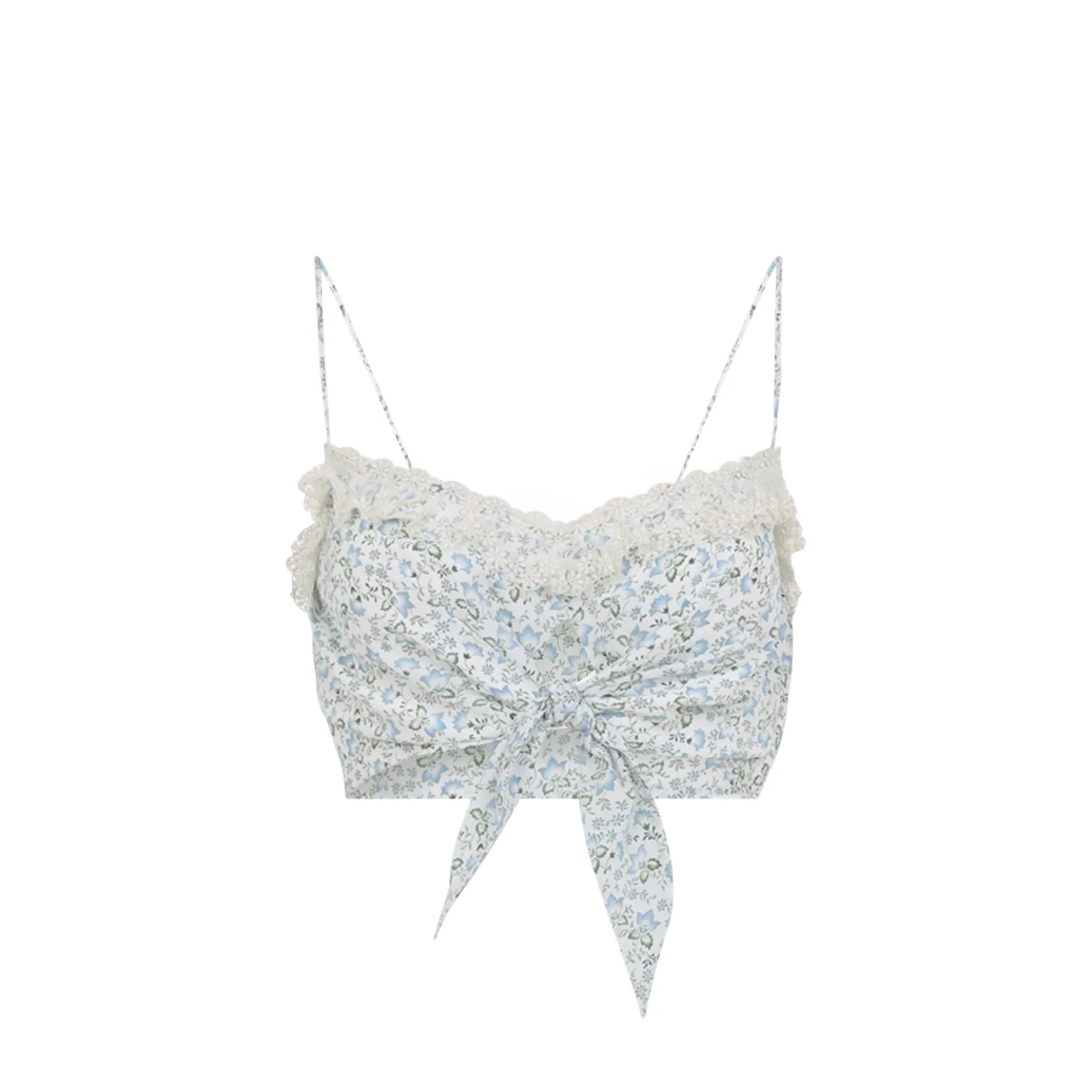 Ermanno Scervino Floral-print Lace-detail Top - Image 6