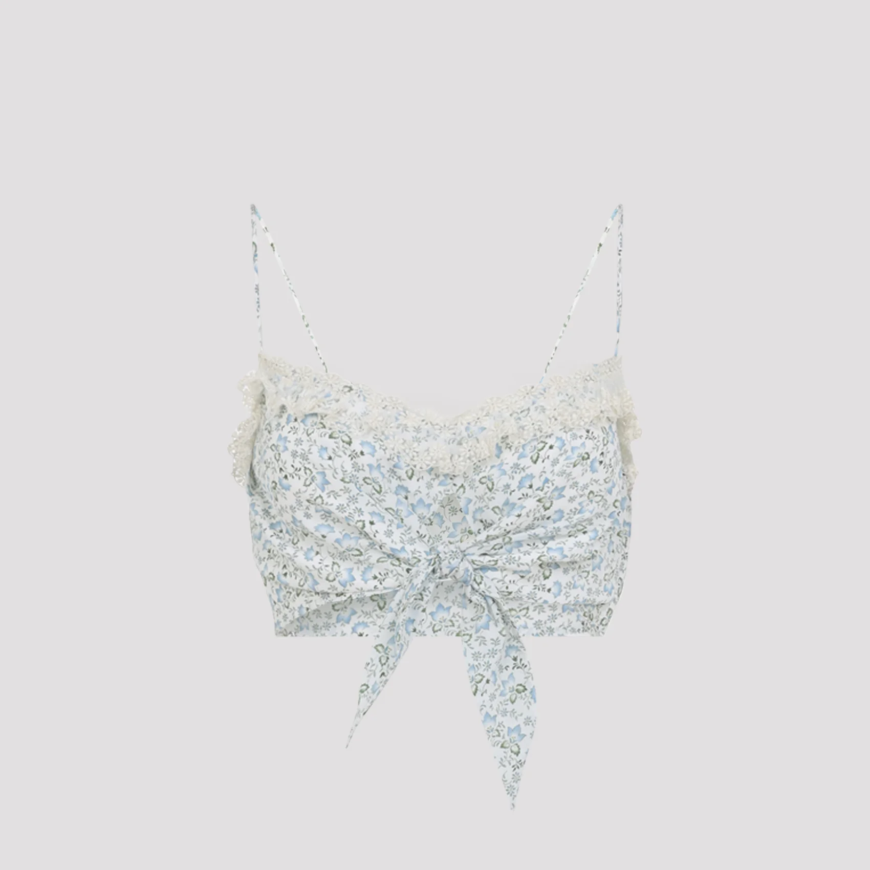 Ermanno Scervino Floral-print Lace-detail Top - Image 7