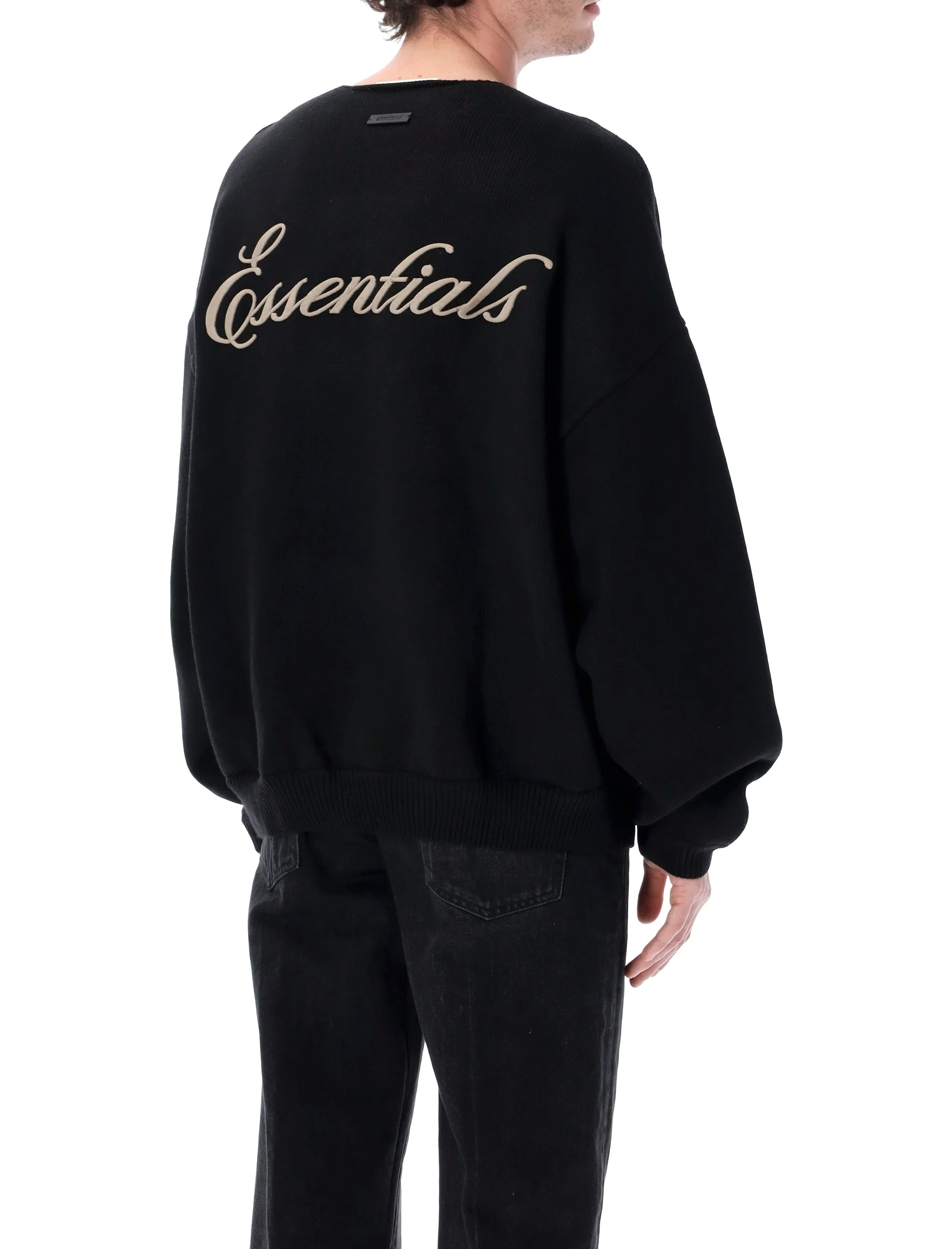 Essentials Fear Of God Oversized Knit Sweater - Size L - Image 2