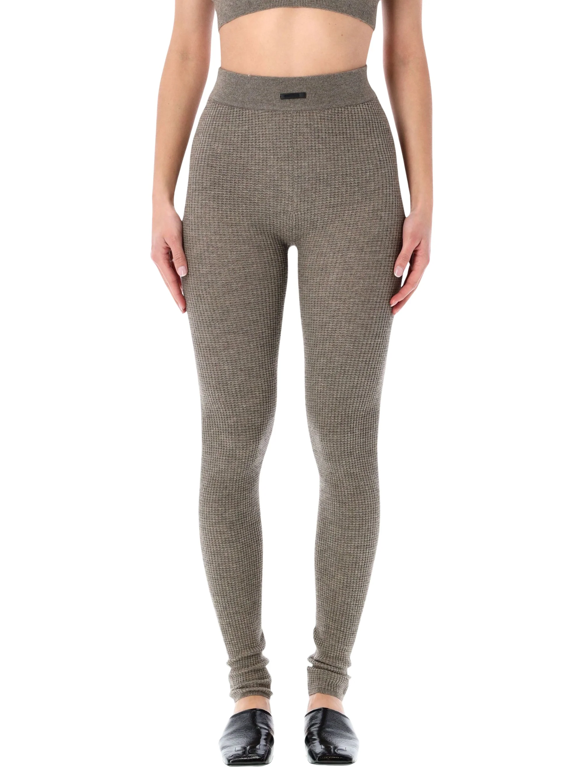 Essentials Fear Of God Waffle Legging - Form-Fitting Ankle Length