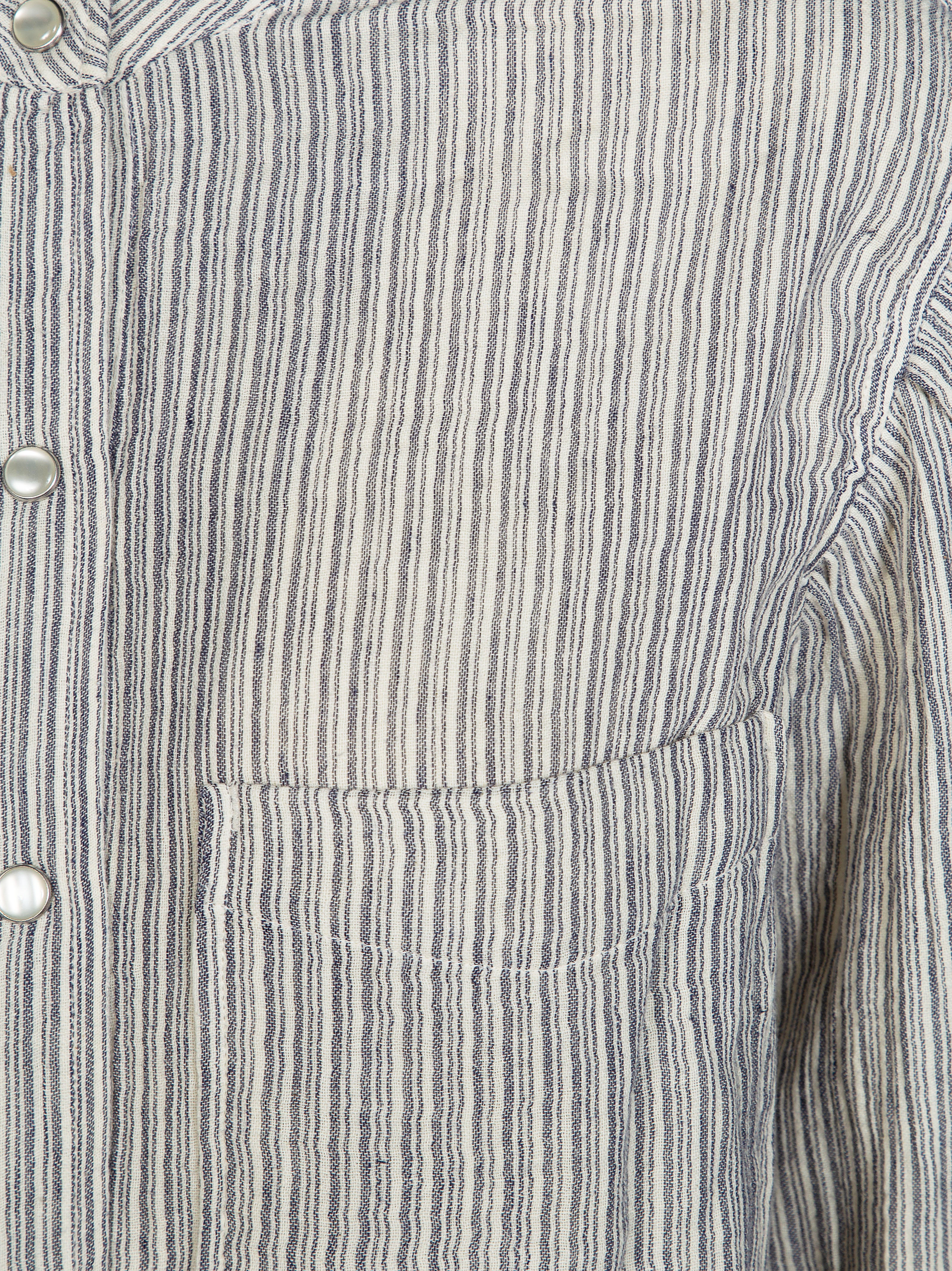 Etoile Isabel Marant Selvia Striped Cotton Shirt - Image 6