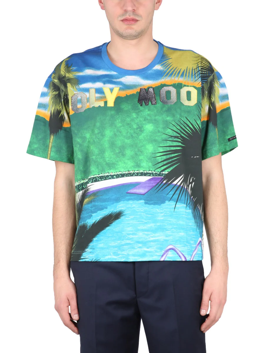 Etro California Print T-Shirt for Men