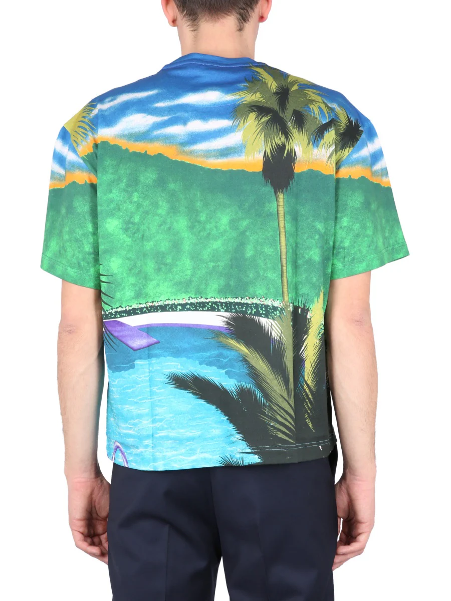 Etro California Print T-Shirt for Men - Image 3
