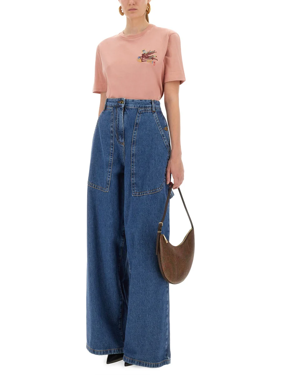 Etro Classic Pegasus T-Shirt - Women's Regular Fit - Image 2