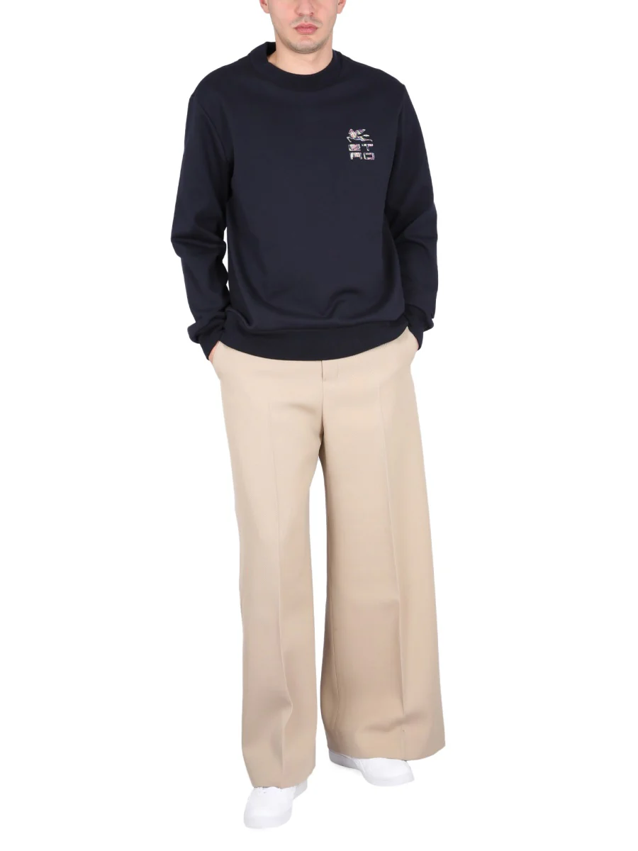 ETRO Cotton Sweatshirt with Front Logo - Image 2