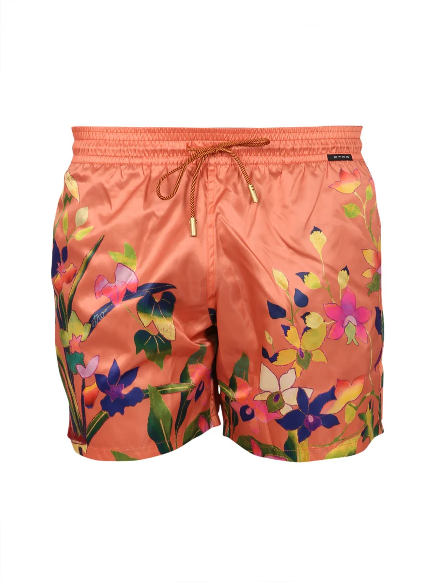 ETRO Floral Print Swimtrunks