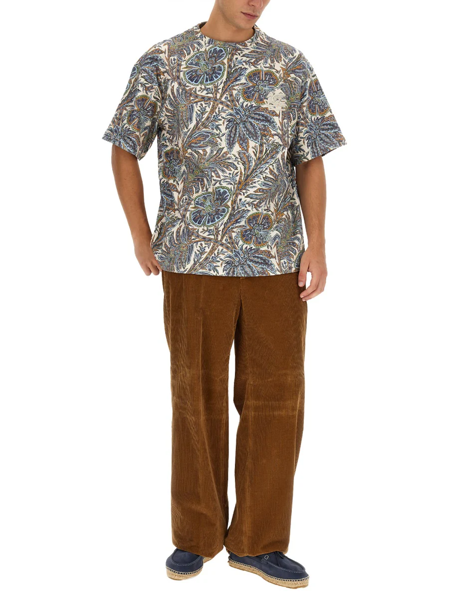 Etro Floral Print T-Shirt - Regular Fit - Image 2