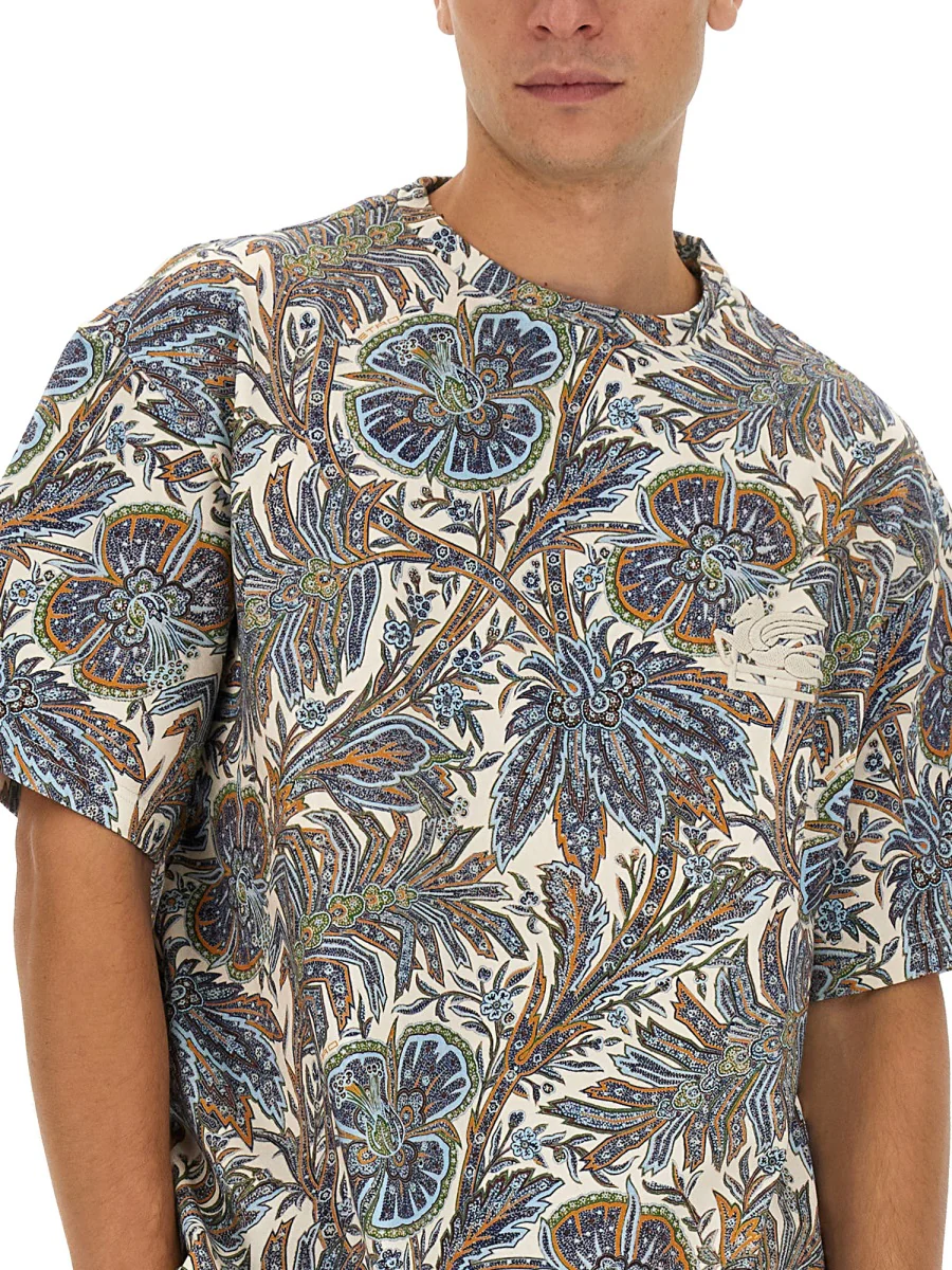 Etro Floral Print T-Shirt - Regular Fit - Image 4