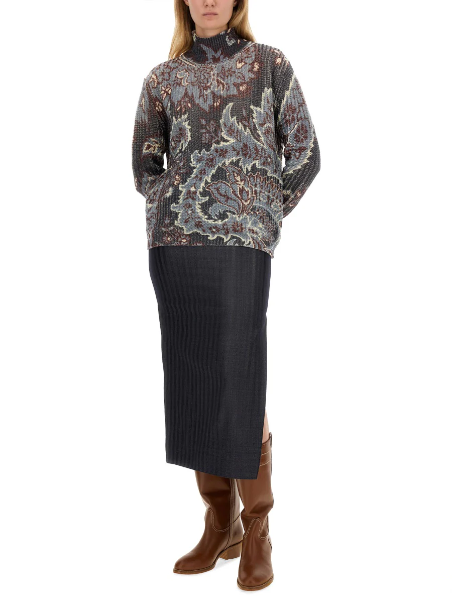 ETRO Floral-print Wool Sweater - Image 2