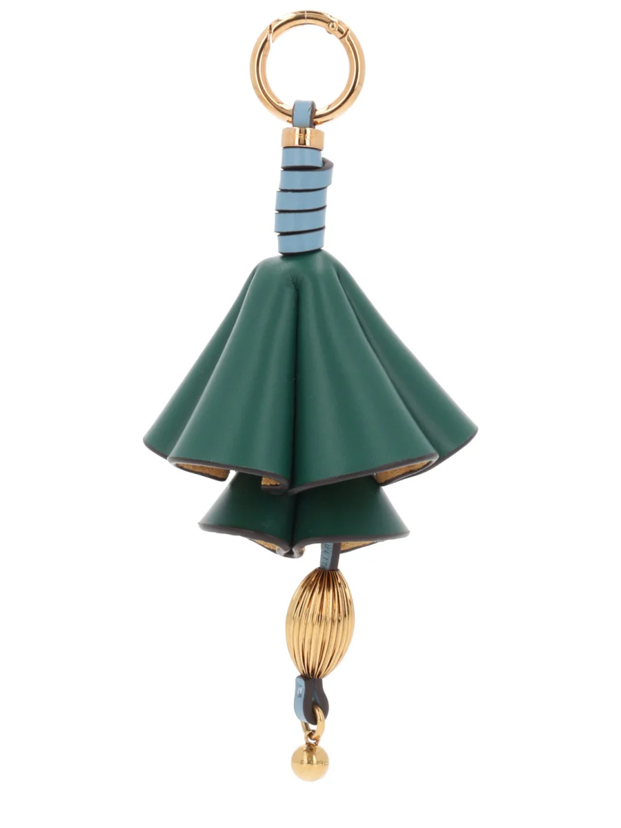 ETRO Leather Flower Charm