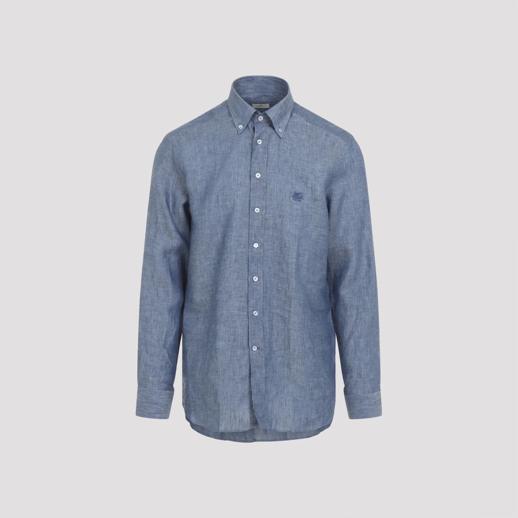 Etro Logo Embroidered Regular Fit Shirt - Image 7
