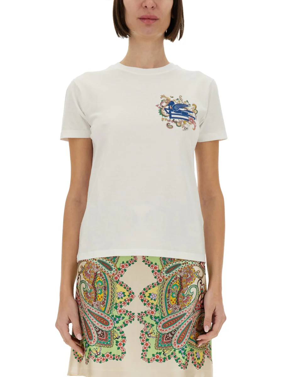 Etro Logo T-Shirt - Women's