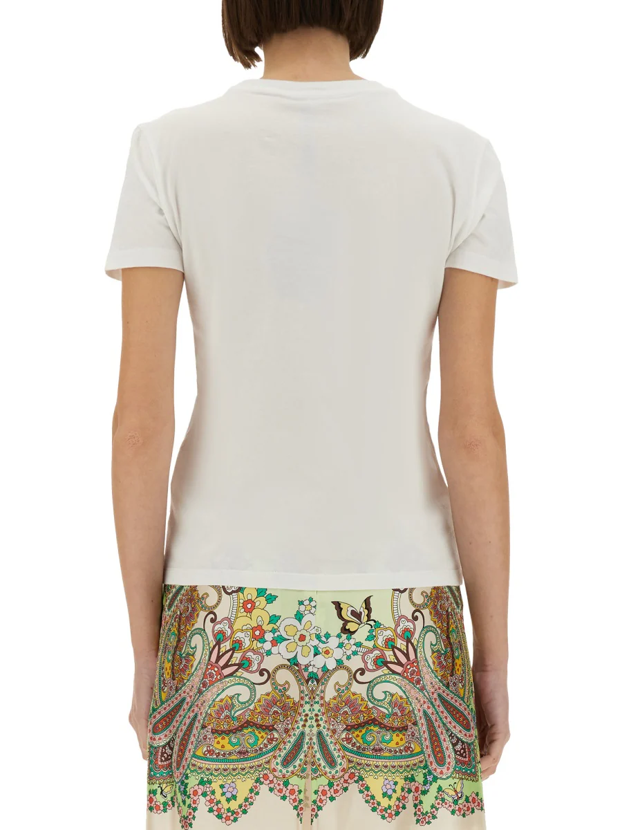 Etro Logo T-Shirt - Women's - Image 3