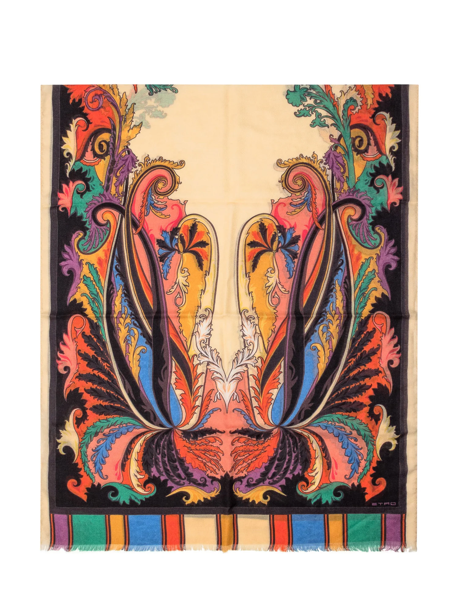 Etro Luxurious Wool-Cashmere-Silk Blend Mini Shoe