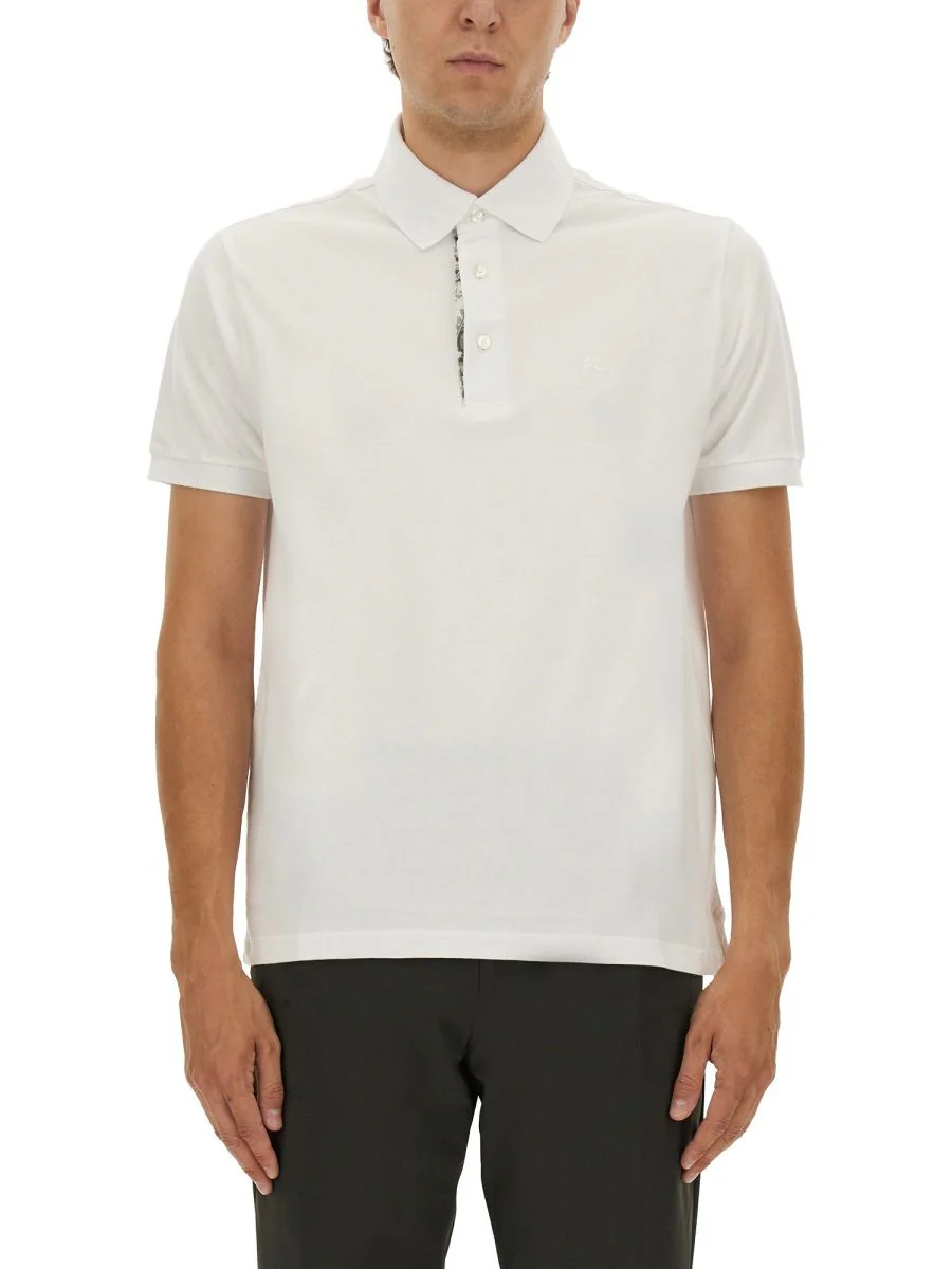 ETRO Men's Polo Shirt with Embroidered Pegasus - Image 5