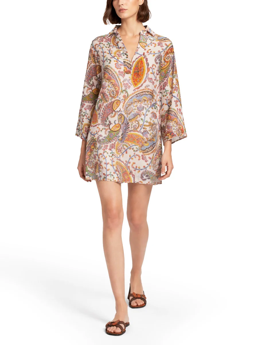 ETRO Mini Dress with "paisley" Print - Image 3