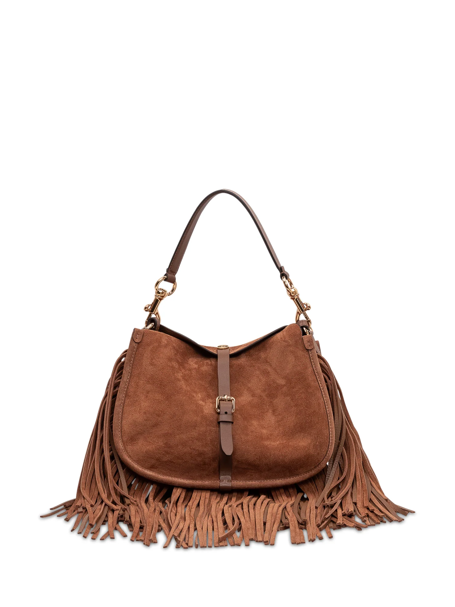 Etro Mini Fringe Suede Shoulder Bag