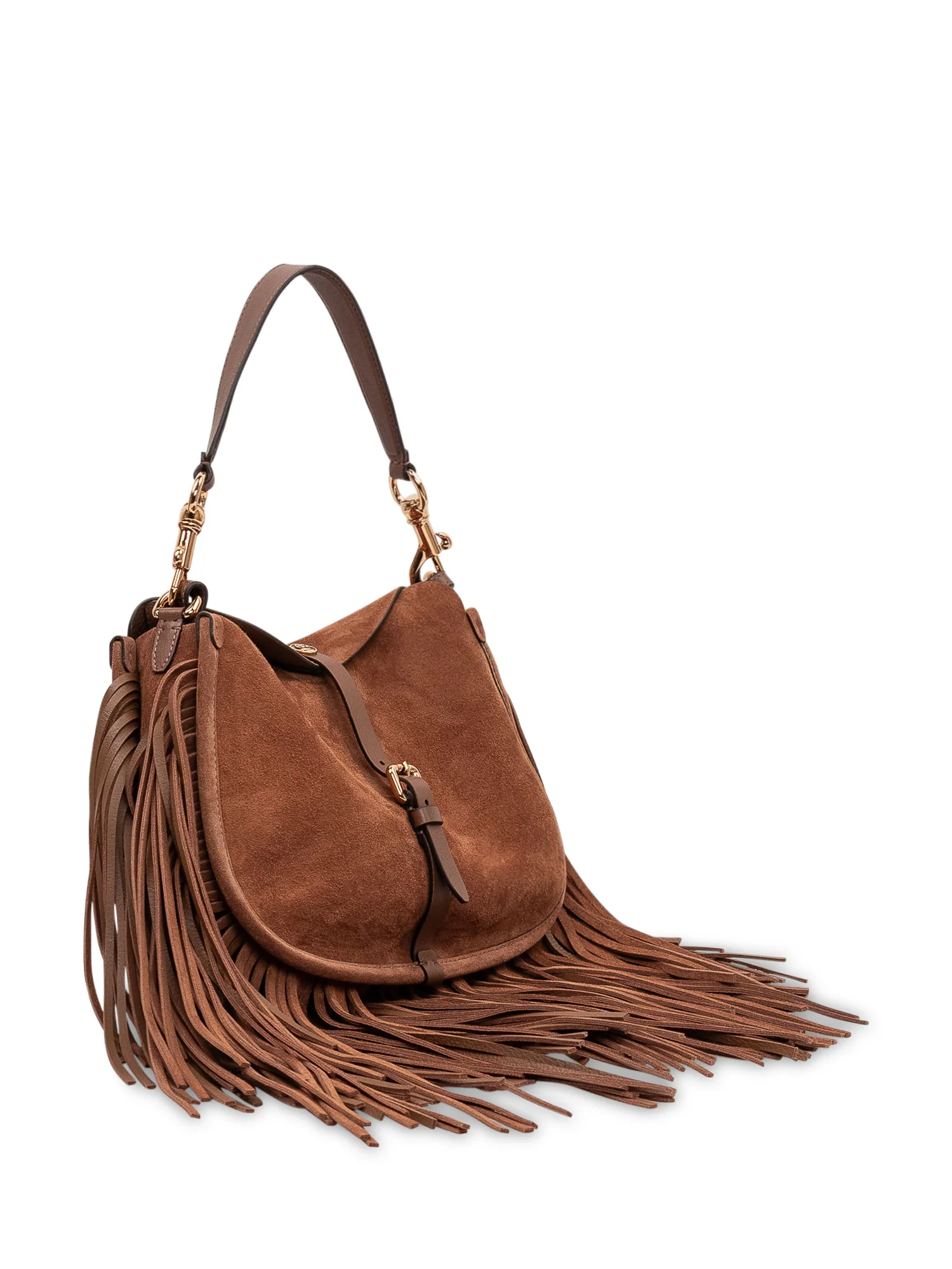Etro Mini Fringe Suede Shoulder Bag - Image 3