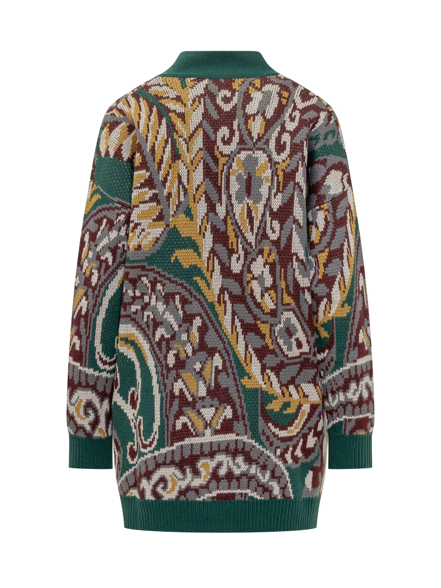 Etro Oversized Cardigan with Artistic Motif - Image 2