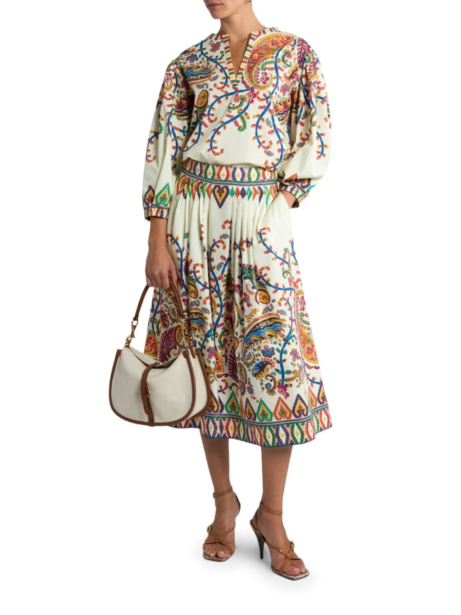 ETRO Paisley Printed Long-Sleeved Top - Image 2