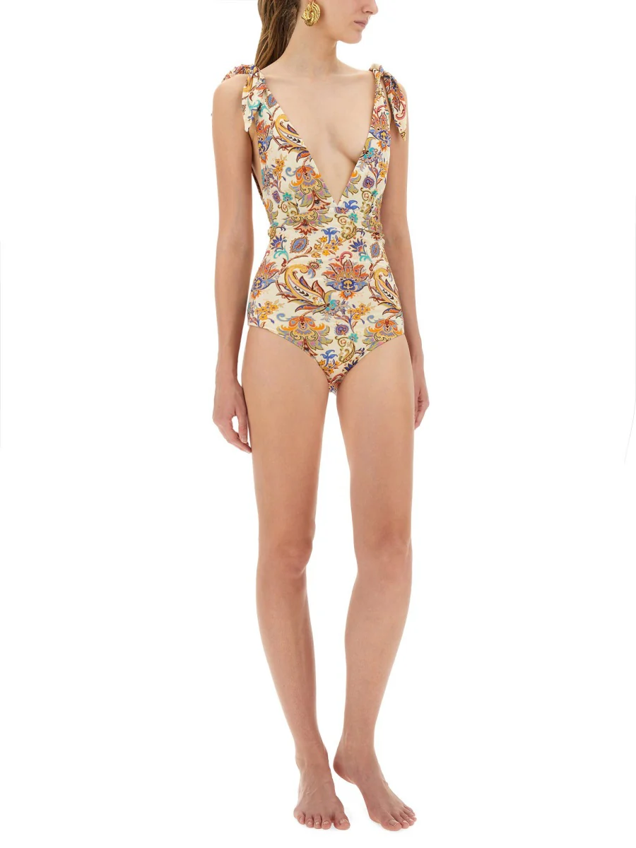 Etro Printed One-Piece Swimsuit - Size S - Image 2