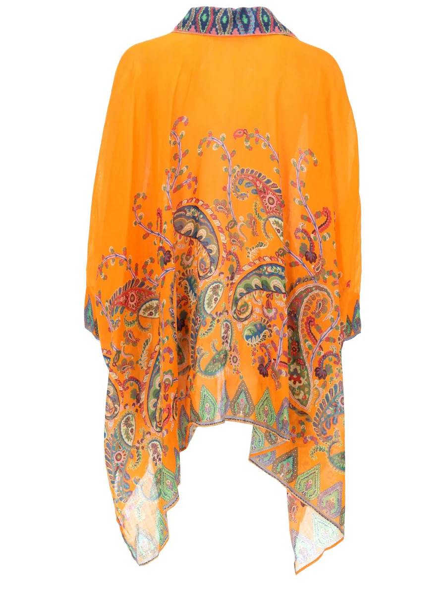 Etro Women's Beach Blouse with Unique Print - Relaxed Fit - Image 2