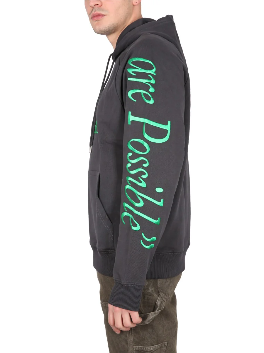 ÉTUDES Racing Eco Logo-embroidered Hoodie - Image 4