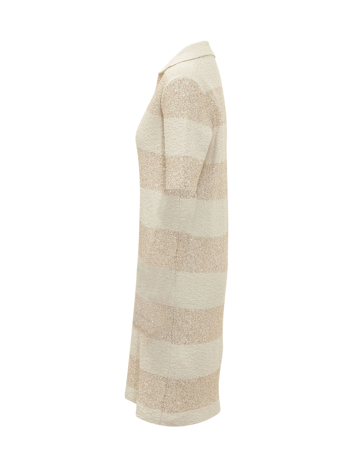 Fabiana Filippi Chic Suit with Neck Polo and Striped Details - Image 3