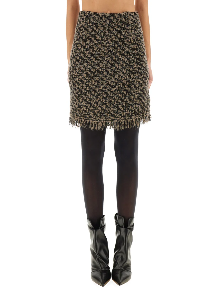 Fabiana Filippi Elegant Tweed Skirt - Size 40 IT