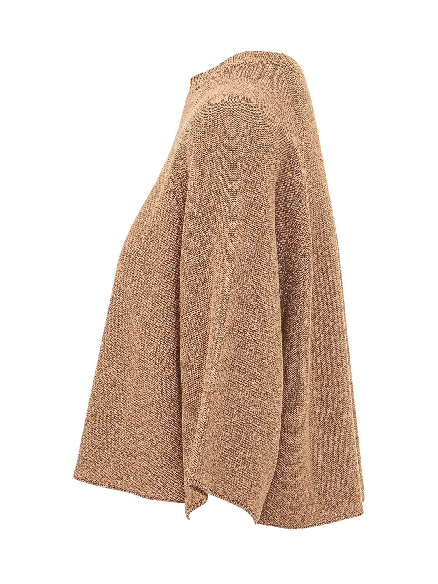 Fabiana Filippi Knit Mini Sweat Short with Unique Neckline - Image 3