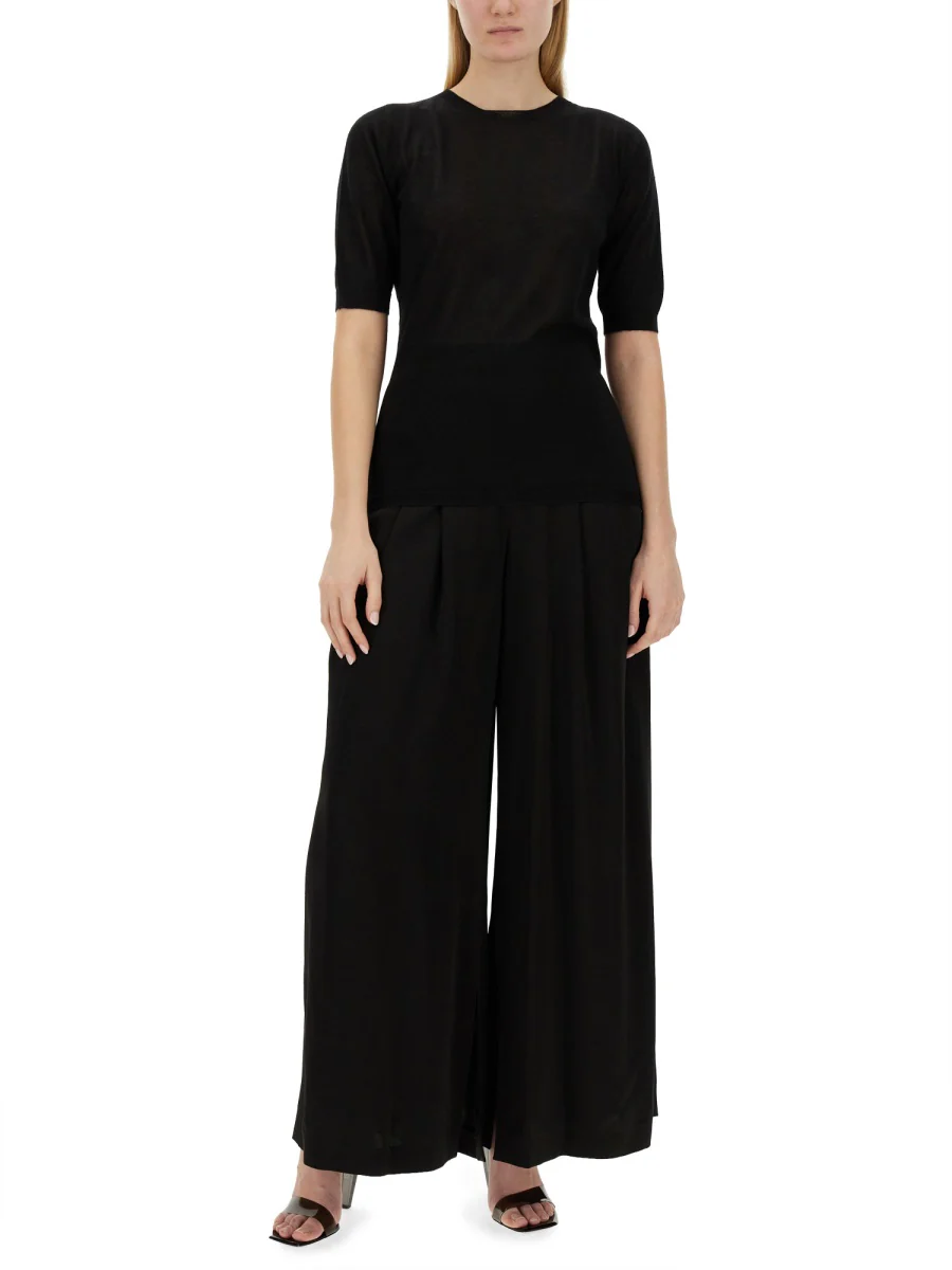 FABIANA FILIPPI Short-sleeve Fine-knit Sweater - Image 2