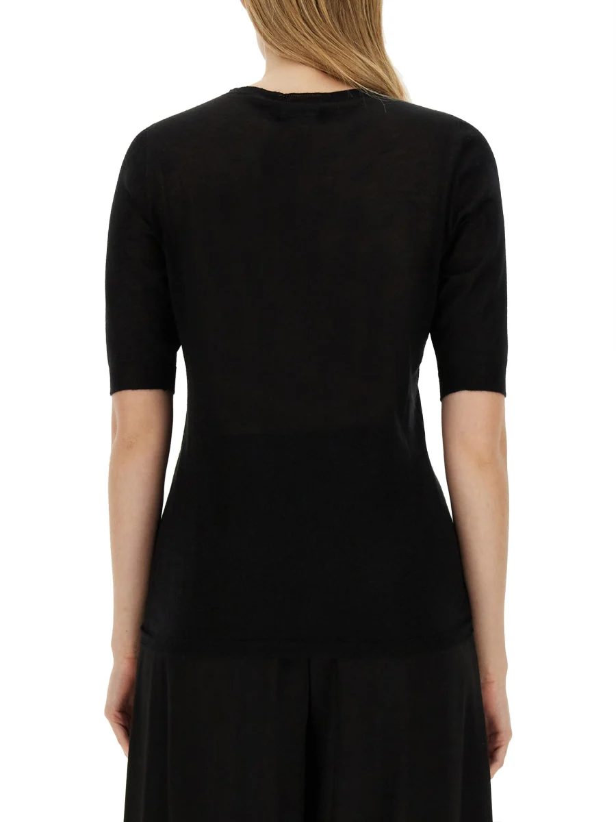 FABIANA FILIPPI Short-sleeve Fine-knit Sweater - Image 3
