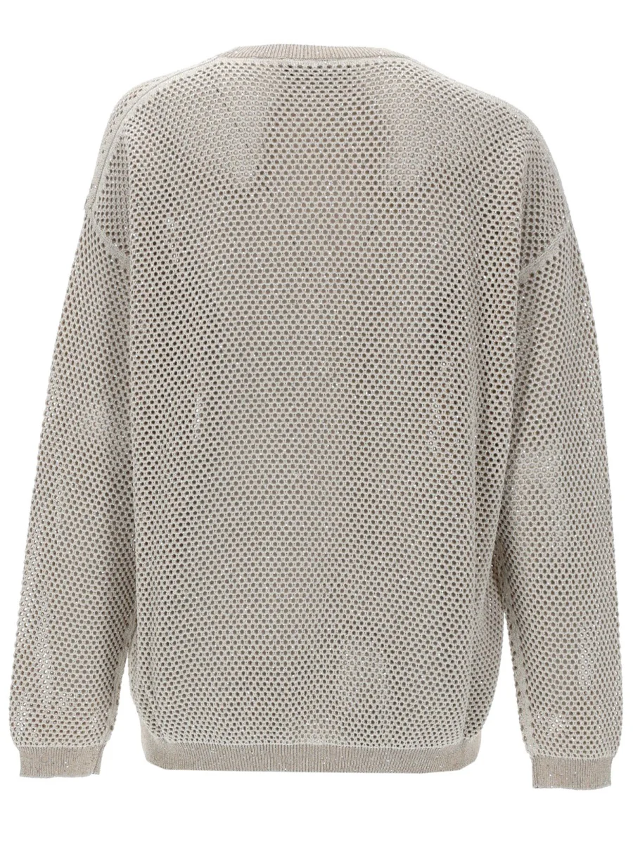 FABIANA FILIPPI Sweater in Platinum, Cord for Women - Image 3