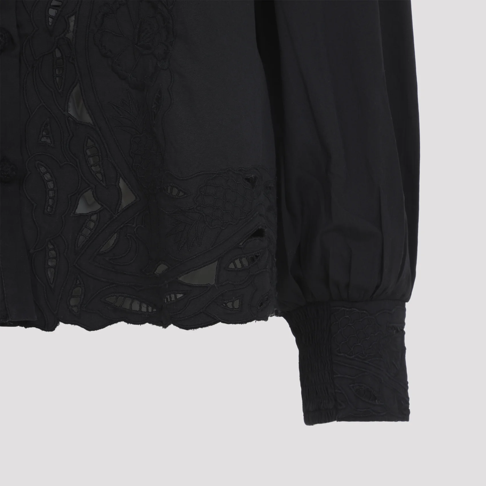 Farm Rio Ebroidered Long Sleeve Cotton Shirt - Image 5