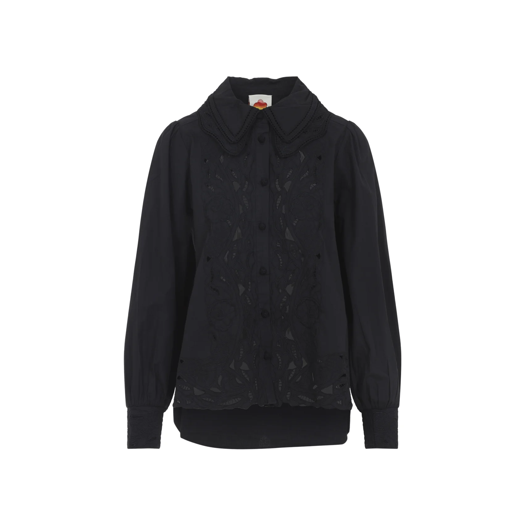 Farm Rio Ebroidered Long Sleeve Cotton Shirt - Image 7