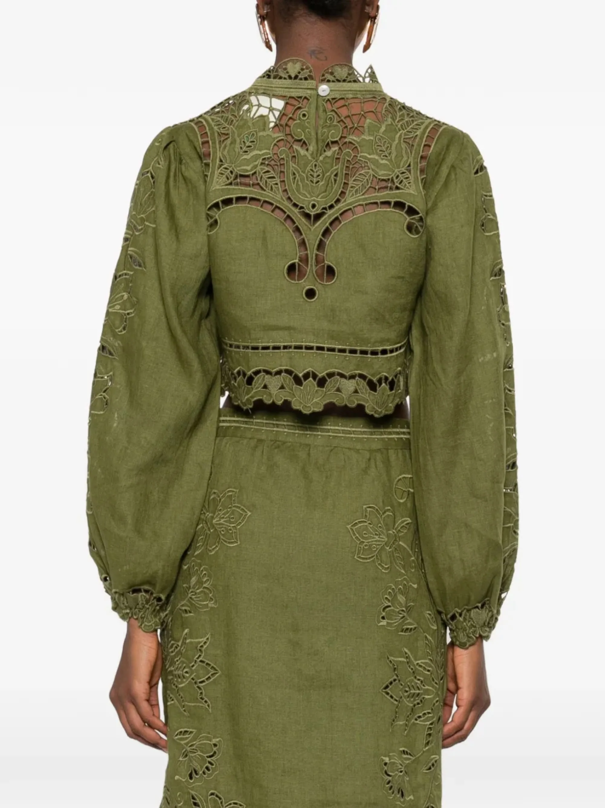 FARM RIO Majestic Garden Richelieu Shirt - Long Sleeve - Image 3