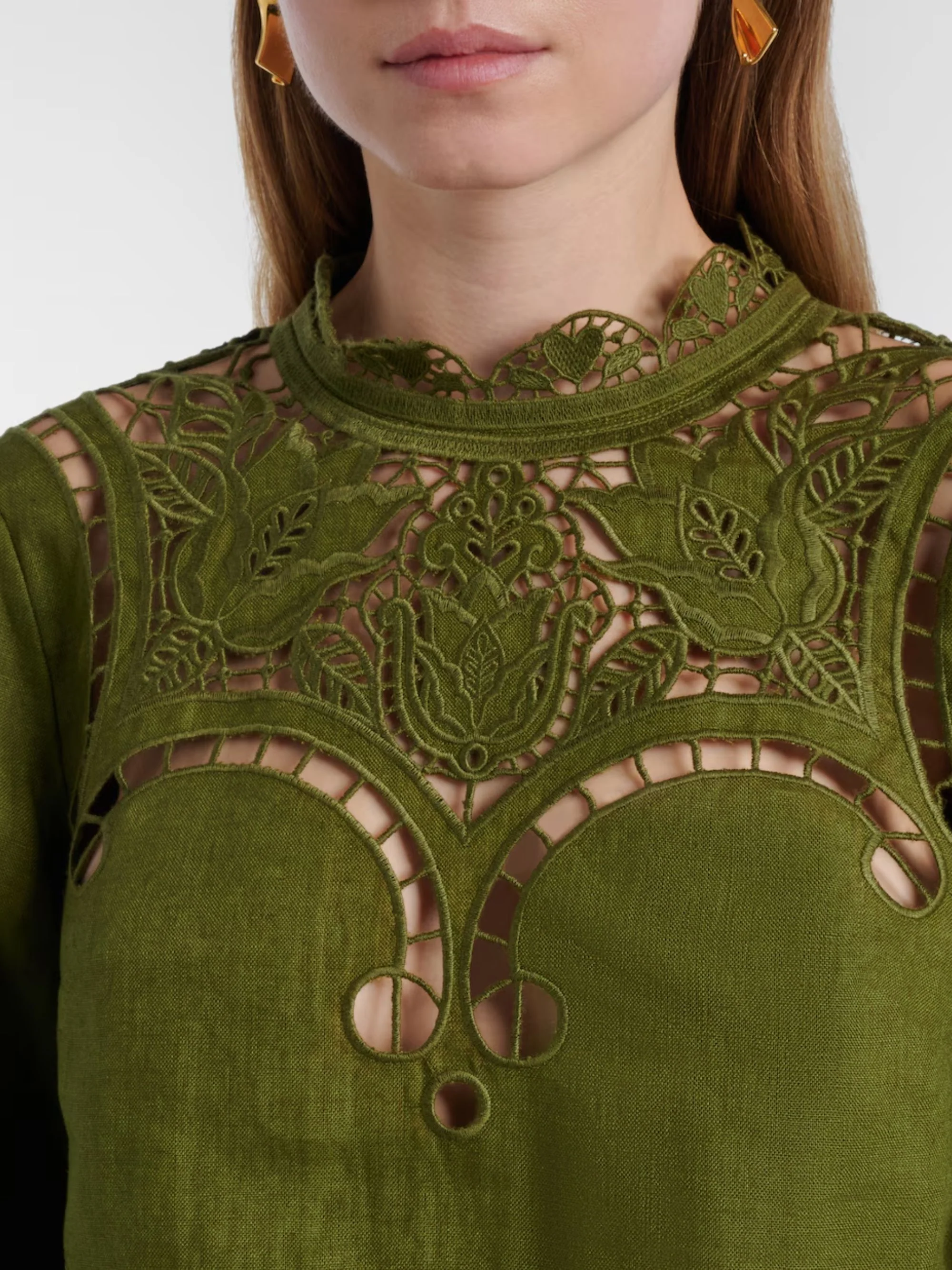 FARM RIO Majestic Garden Richelieu Shirt - Long Sleeve - Image 4